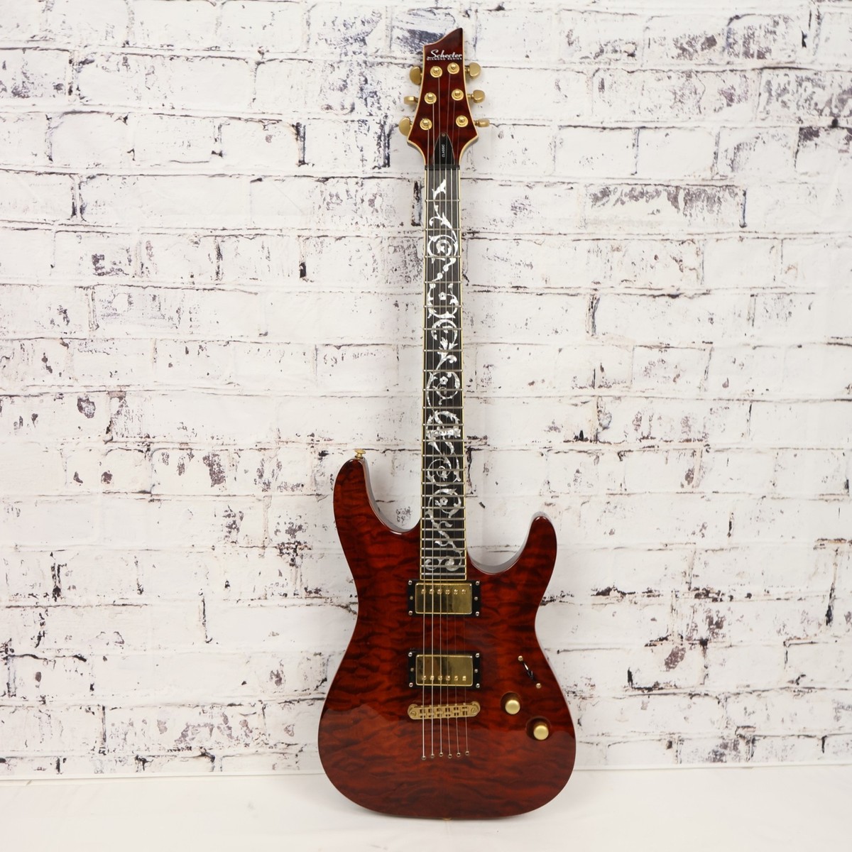 Schecter Diamond Series C1 Classic Amber Electric Guitar w