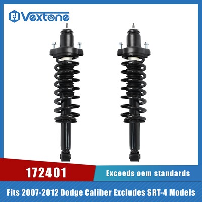 2x Rear Struts shocks For 2007-2016 Jeep Compass Patriot 2007-2012 Dodge Caliber