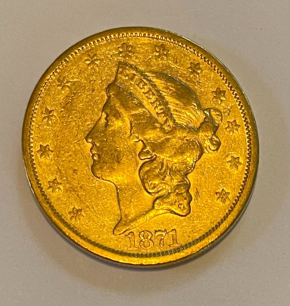 1871S 20 Liberty Head Gold Double Eagle eBay