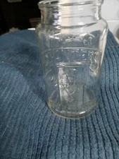 Vintage Mr Peanut Planters 75th anniversary glass jar