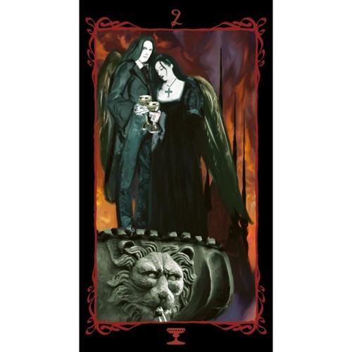 Tarot Of Dark Angels Deck Cards Russo Esoteric Lo Scarabeo EX177 - Picture 3 of 11