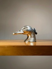 1970 ANSER SCULPTURE BRIQUET DECAPSULEUR SHABBY-CHIC Jansen Pergay Métal Argenté