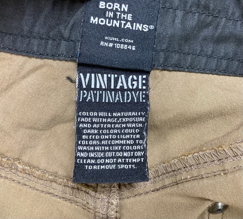 Kuhl Revolvr Pants Men’s 36x32 Brown Hiking Outdoors Vintage Patina Dye Utility - Bild 11 von 14