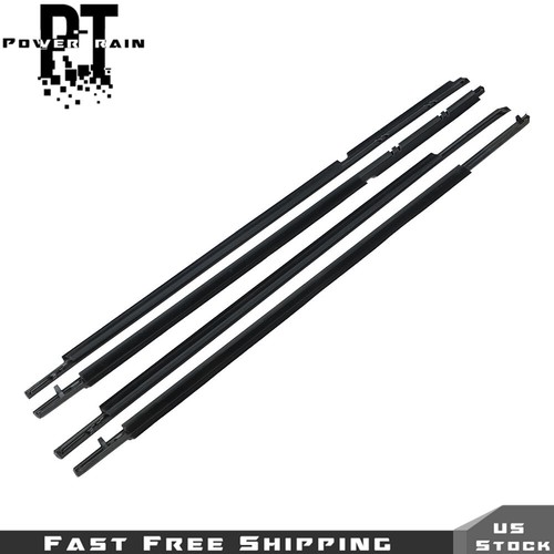 4PCS Window Moulding Trims Weatherstrip Seal Belt For Toyota Camry 2007 08 09-11 - Foto 8 di 15