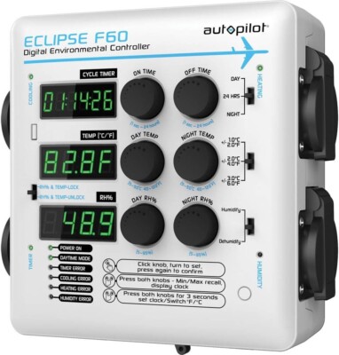 Autopilot APE4100 Eclipse F60 Digital Environmental Controller, White