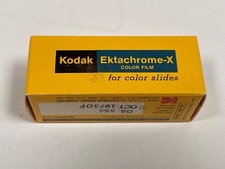 ANTIQUE - Kodak Ektachrome-X Color Slide Film - Medium Format EX 120 - Oct. 1973