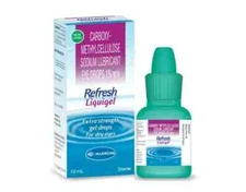 REFRESH LIQUIGEL Lubricant Eye Gel  Relieve Dry Eyes 10ml  ( pack of 2 )