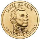 2008 P James Monroe Presidential Dollar "Brilliant Uncirculated" Coin — photo 1