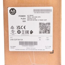 AB 25B-D2P3N104 SER A PowerFlex 525 0.75kW 1Hp AC Drive US Free Tax