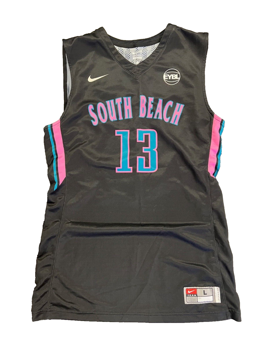 NIKE Team South Beach Basketball Pro League AAU EYBL Jersey #13 Size L