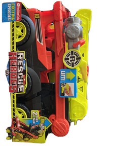 rescue heroes transforming fire truck with lights & sounds