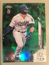 2020 Topps Ben Baller Chrome Gavin Lux Green Refractor # 59/99