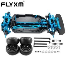 FLYXM Metal & Platics Chassis Frame Kit Body For RC 1/10 4wd TT02 TT-02 Upgrades
