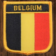 Belgium Embroidered Patch — Iron On