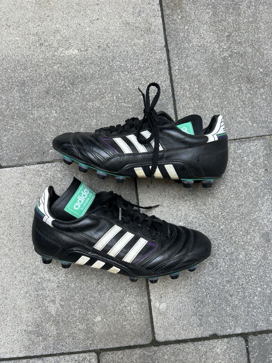Adidas Vintage 80s Retro Football Soccer Boots Europa Liga Adidas Vintage 80s Retro Football Soccer Boots Europa Liga