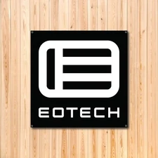 EOTECH OPTICS 3’x3’ VINYL BANNER MAN CAVE GUN ROOM LOGO GRAPHIC