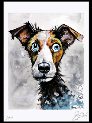 Original Art Printing Graphic ''DOG NO. 17'''' Graphic, Artwork, Limited, NO PHOTO!