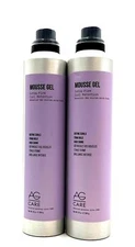 AG Care Mousse Gel Extra-Firm Curl Retention Curls 10 oz-2 Pack