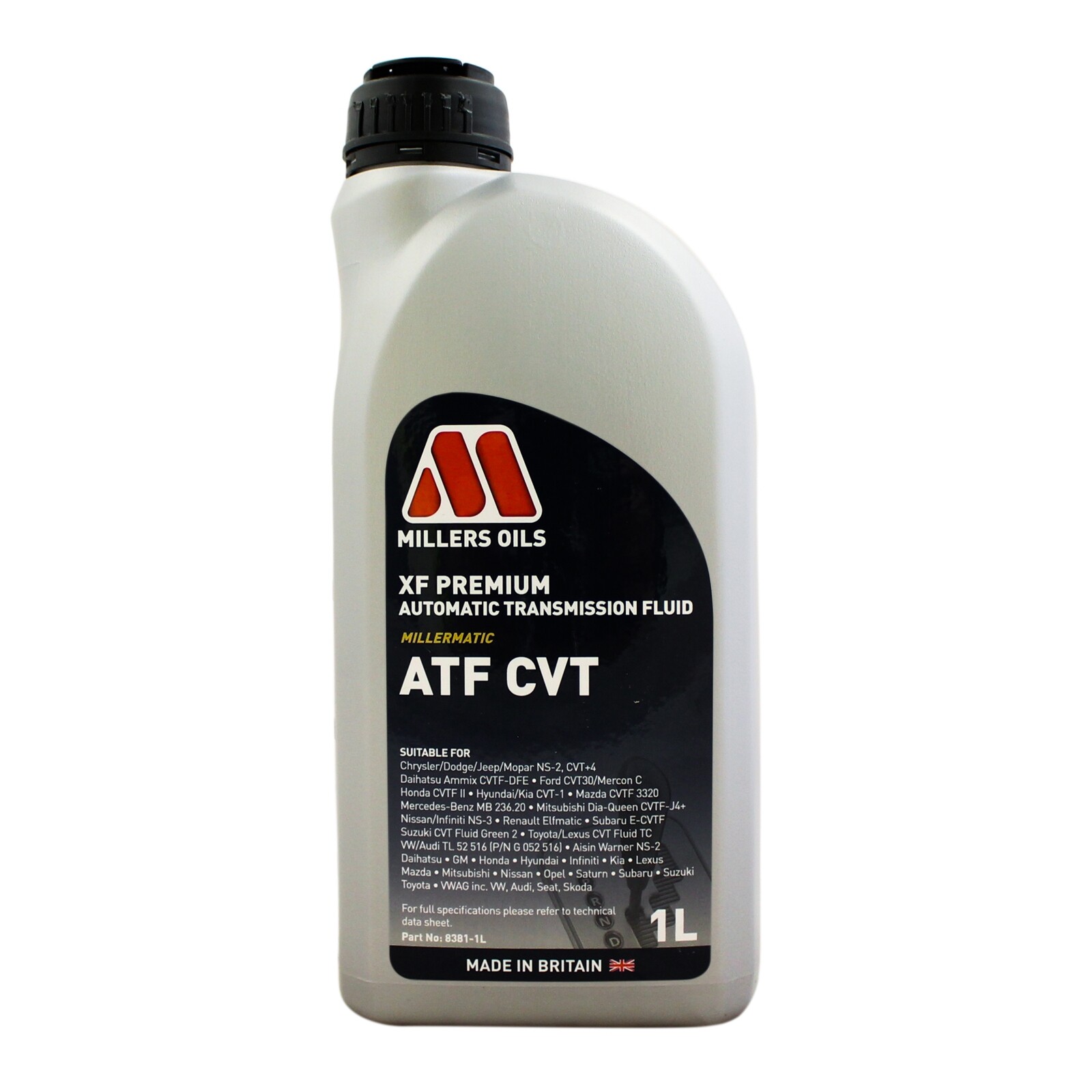 Millers Oils XF Premium ATF CVT Automatic Transmission Fluid - 1 Litre