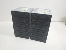 Lot of 12 ASUStek DRW-24F1ST Internal DVD+/-RW SATA DVDRW 5.25" Desktop SATA