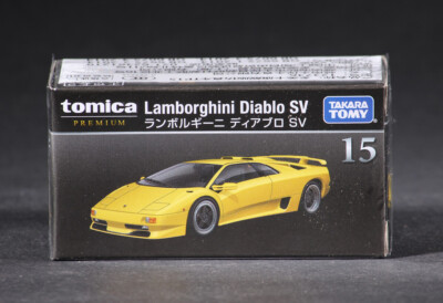 Takara Tomy Tomica 15 PREMIUM Lamborghini Diablo SV Mini Diecast Car