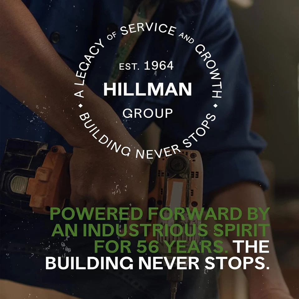 Pernos de carro Hillman galvanizados de 1/4"x6" para marco de madera/metal (100 unidades) (caja abierta) Foto 3 de 4