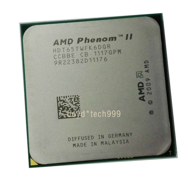 AMD Phenom II X6-1065T HDT65TWFK6DGR CPU 6Core Socket AM3 2.9GHz 95W Processor - Image 3 of 4