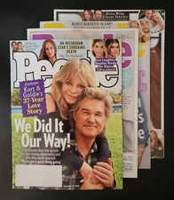 People Magazine Lot Of 5 2020-22 Goldie & Kurt Helen Mirren Miranda Lambert VF-