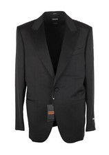 ZEGNA Sartorial Black Multiseason Tuxedo Dinner Jacket Size 52 / 42R U.S. Jac...