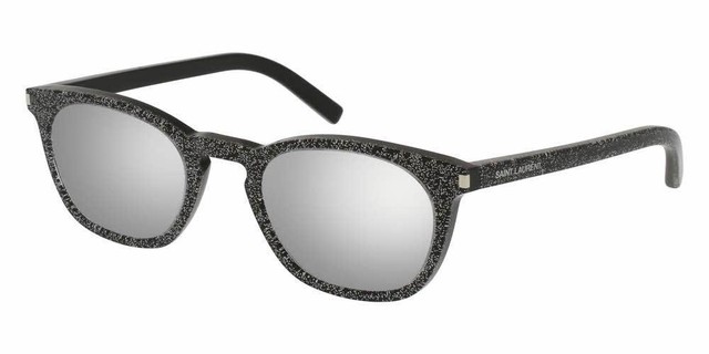 black glitter sunglasses