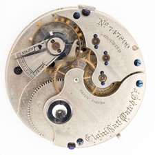 Elgin Grade 4 Model 3 16-Size 15-Jewel Lever-Set Antique Pocket Watch Movement