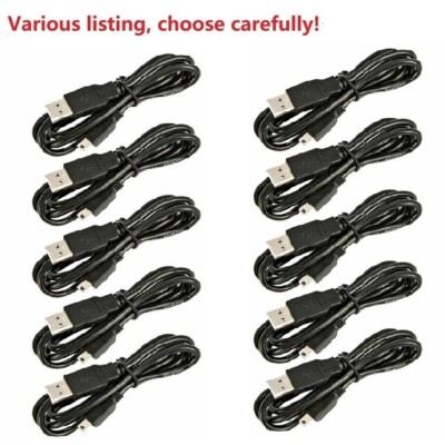 Lot pcs USB Controller Charger Cable Cord For Sony Playstation 3 PS3 new