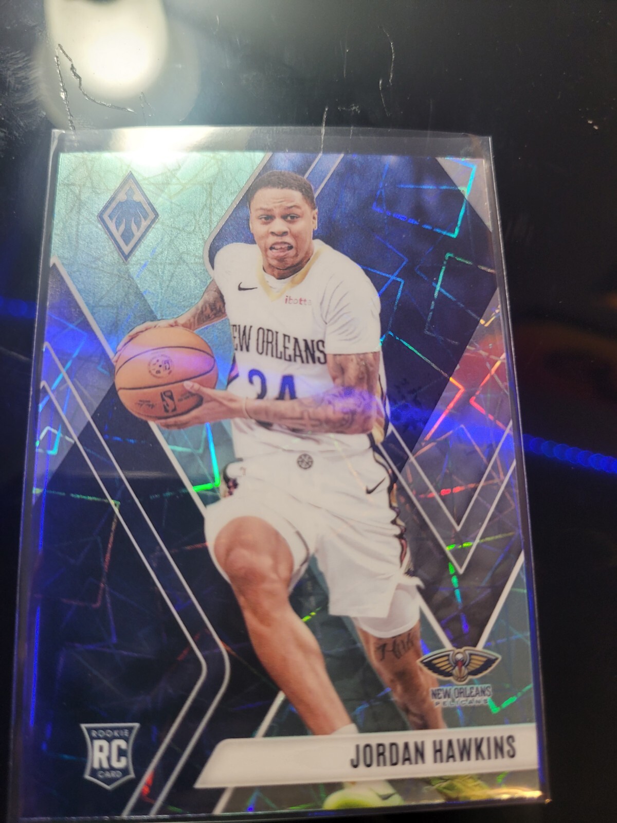 2023-24 Panini Phoenix - Rookies Teal Lazer Phoenix #254 Jordan Hawkins (RC)