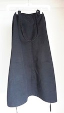 Infinity By Pinnacle Adult One Size Black Polyester Bib Apron Front/Pen/Pockets