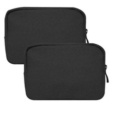 2 Pieces Zippered Small Bag, Nylon Mini Toiletry Soft Pouch, Portable Travel ...