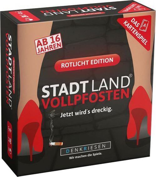 Thumbnail - Stadt Land Vollpfosten® - Das Kartenspiel – Rotlicht Edition Jetzt
