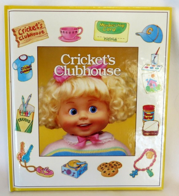 Playmates 1986 "CRICKET's CLUBHOUSE" Book for 25" Talking CRICKET Doll