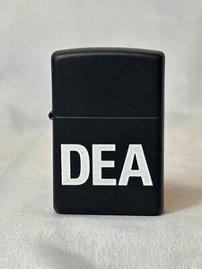 2003 Zippo Lighter DEA Black Matte
