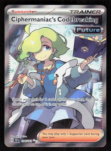 Pokemon Ciphermaniac's Codebreaking 198/162 Holo Ultra Rare Temporal Forces (LP)