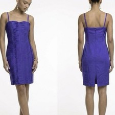 NWT Calvin Klein Strap Dress Size 6 Sheath Tubetop Purple Party  Formal 2 ways