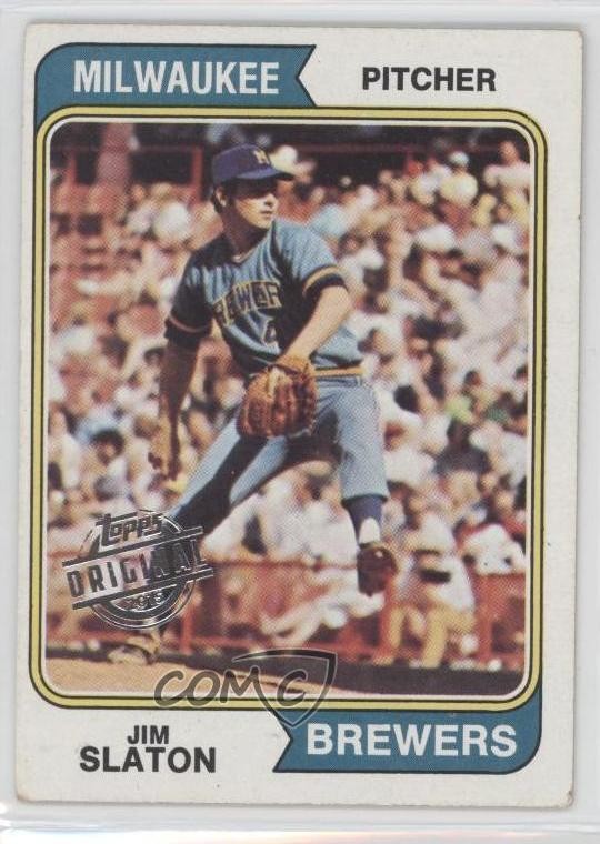 2015 Topps Originals Buybacks Jim Slaton #1974-371 Baseball Card