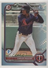 2022 Bowman 1st Edition Sky Blue Foil Carlos Aguiar #BPPF-1 fm0