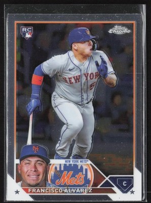 2023 Topps Chrome #203 Francisco Álvarez RC Team:  New York Mets