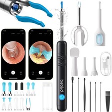 Ear Wax Removal, Ear Cleaner with Camera Ear Scope, Visual Dropper Cleaning Kit