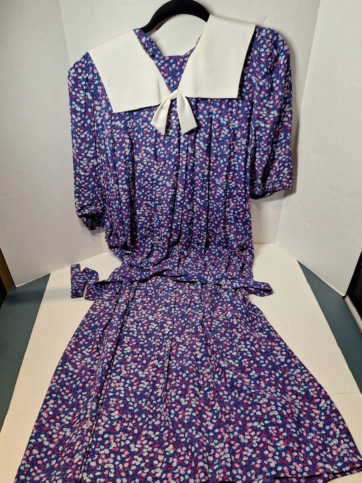 Vintage Karin Stevens By Steven Stoller Dress, Woman's 12, Cotton Belnd