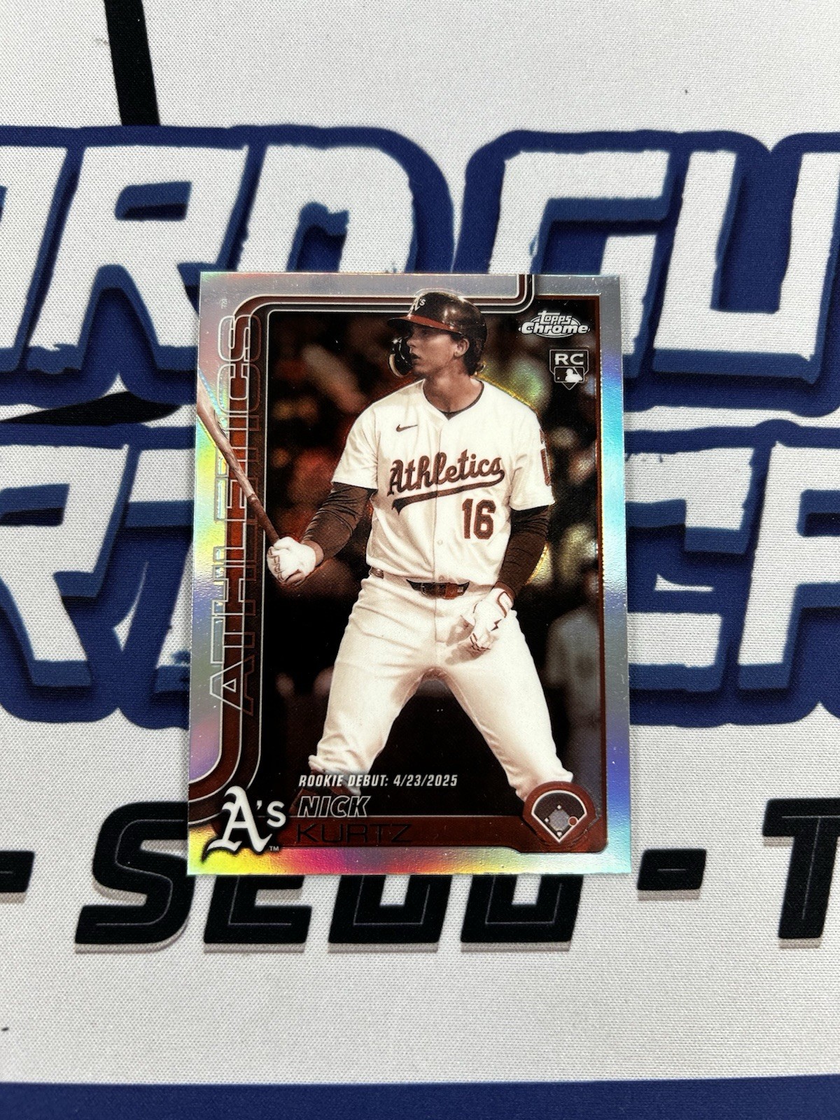 2025 Topps update ニック・カーツ　Nick z 2025 Topps Chrome Update Series POWER PLAYERS NICK KURTZ RC - A's