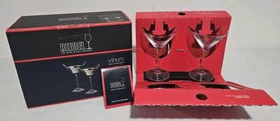 Brand New Riedel Vinum Martini Glass - Set of 2 -6416/77 in retail box