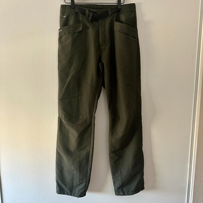 Quechua Mens Pants Super Warm Hiking Outdoor Dark Olive Green Size 34x34 NWOT