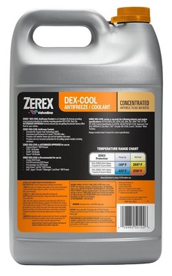 Zerex Dex Cool Antifreeze Concentrate 1 Gallon Antifreeze Coolant Coolant