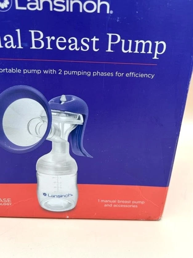 Lansinoh 2 Phase Manual Breast Pump Hand Pump for Breastfeeding 5 fl oz - Image 3 of 4